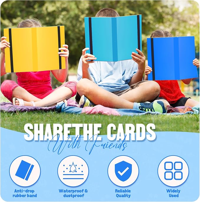 Card Binder 9-Pockets,Trading Card Binder,20 Pages, 360 Card Capacity Collection Binder, Card Folder for MTG, TCG, Game Cards & Sports Cards (Sky blue)