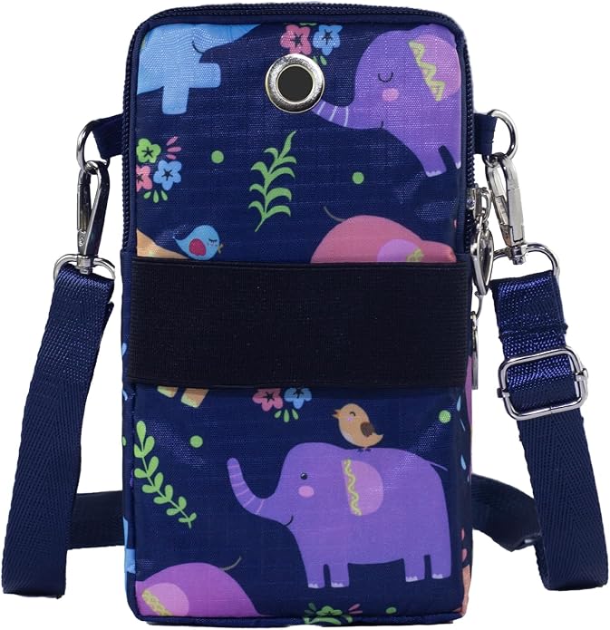 Small Crossbody Bag for Women - Mini Phone Purses with Crossbody Strap and Wallet - Nylon Arm Bag