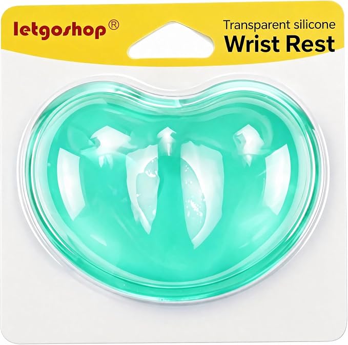 Ergonomic Gel Wrist Rest for Mouse, Computer Mouse Wrist Support for Arm Pain Relief, Heart-Shaped Cute Hand Wrist Cushion for Home and Office Working Gaming Anti-Fatigu