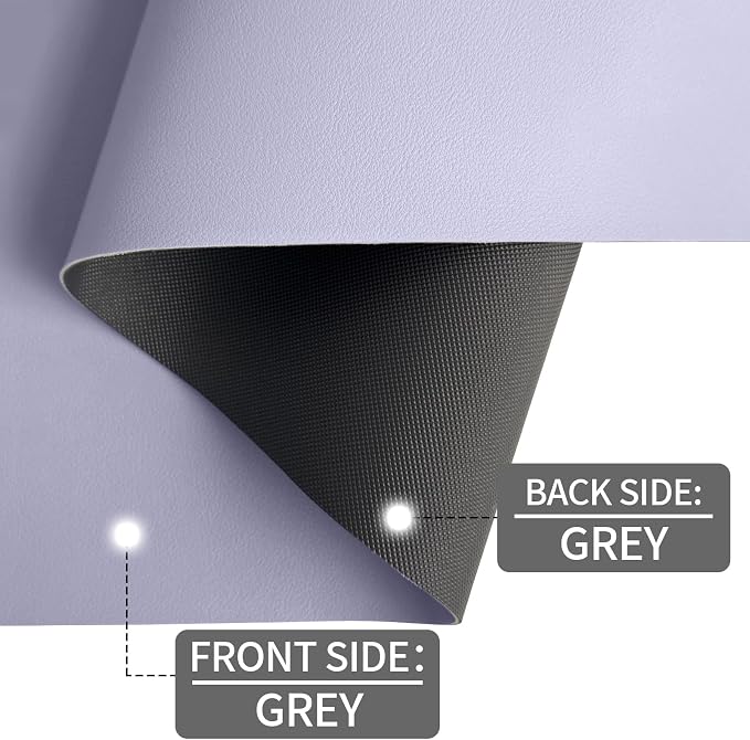 Keyboard and Mouse Pad, 3-in-1 Desk Mat Set Keyboard Wrist Rest | 31.5" x 15.7" Desk Mat, Ergonomic Wrist Rest for Computer Keyboard, Non-slip Base, Waterproof Computer Mat, Lavender