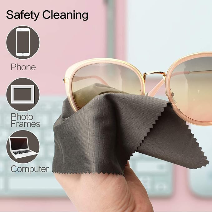 Vemiss Hard Shell Sunglasses Case, Large Linen Fabric Protective Glasses Case for Men Women
