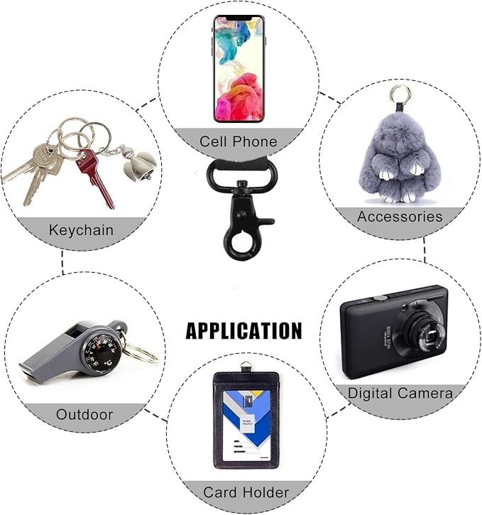 Yiflin Cute Wrist Lanyard for Keys, Keychain, Wallet, Id Holder, Cell Phone, Wristlet Lanyard Key Chain Holder(Black Leopard)