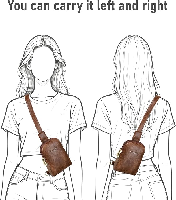 Lightweight Small Crossbody Sling Bag for Women | Mini Travel Purse,Multi-pocket with Card Slots,Durable Vegan Leather,Everyday Carry