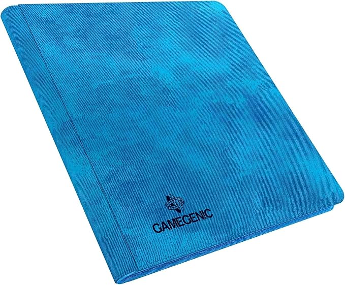 Gamegenic Blue 24-Pocket Zip-Up Album, 480 Card Capacity