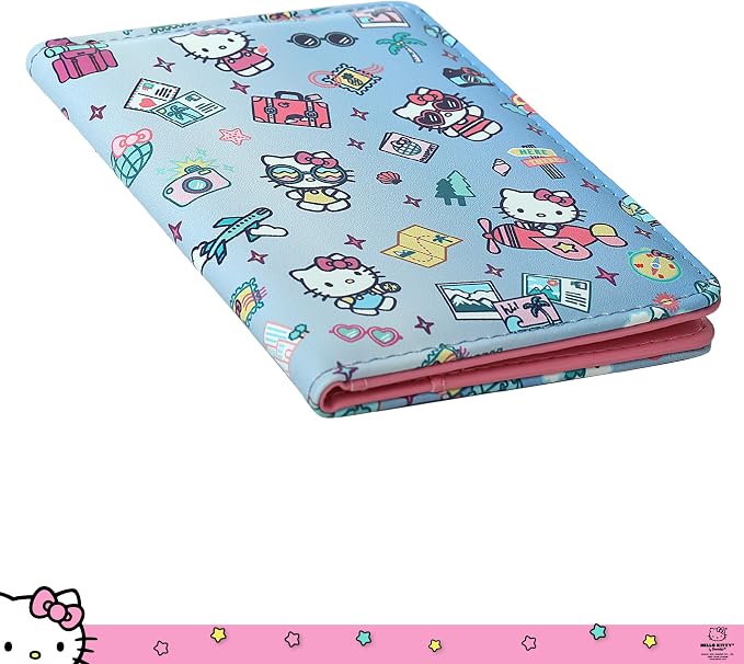 Hello Kitty Passport Cover for Travel Official License, Sanrio Gifts | Cute Passport Holder, Hello Kitty Travel Accessories, Passport Case