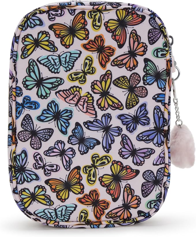 Kipling Women's 100 Pens Printed Case, Organize Accessories, Art Supplies, Makeup, Travel Organizer