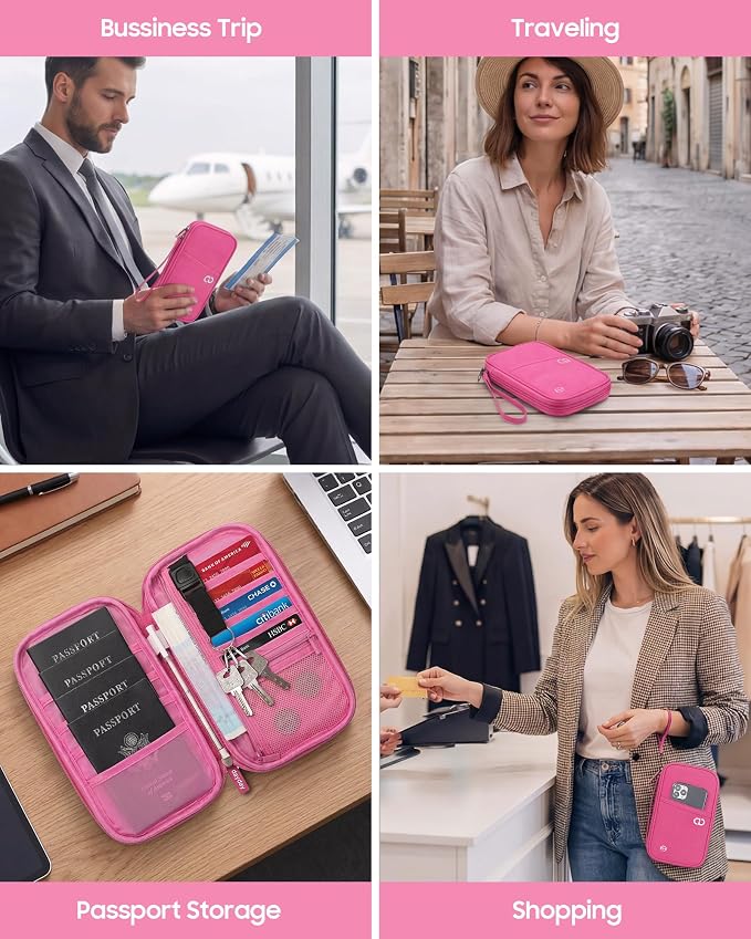 Travel Passport Holder - Family Passport Wallet Holder | lightweight