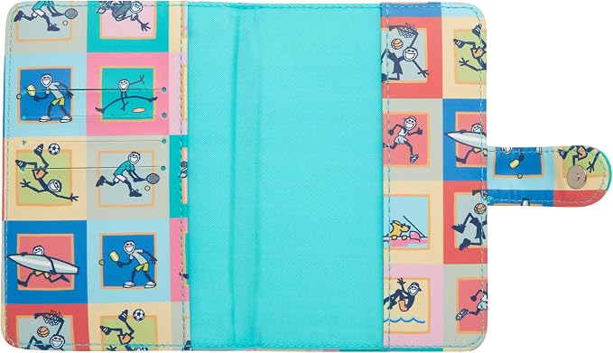 Life is Good Travel Passport Cover, Card Slots, Snap Closure | Slim Design, Card Slots, Snap Closure, Fits Neatly in a Purse or Backpack, Keeps Documents and Boarding Pass Organized