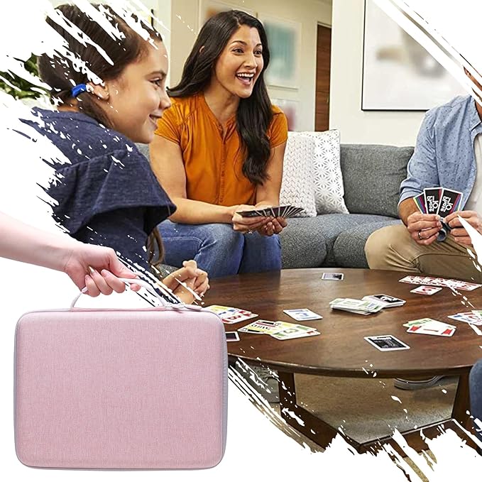 XANAD Card Game Case Fits 3000+ Cards, Fits for Baseball Sports playing card/UNO/playing card Against Humanity Card Game and All Other Card Games Expansions (Pink)