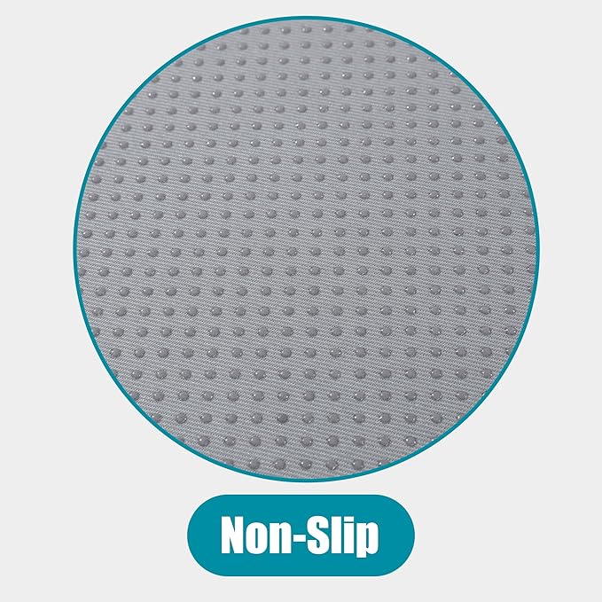 HOMBYS Wedge Recliner Seat Cushion for Long Sitting Chair, Cushion for Elderly Esay to Get Up,5" Thick 20"x20" Large Pressure Relief Seat Cushion for Recliner, Office, Car, Velvet & Foam,Light Grey