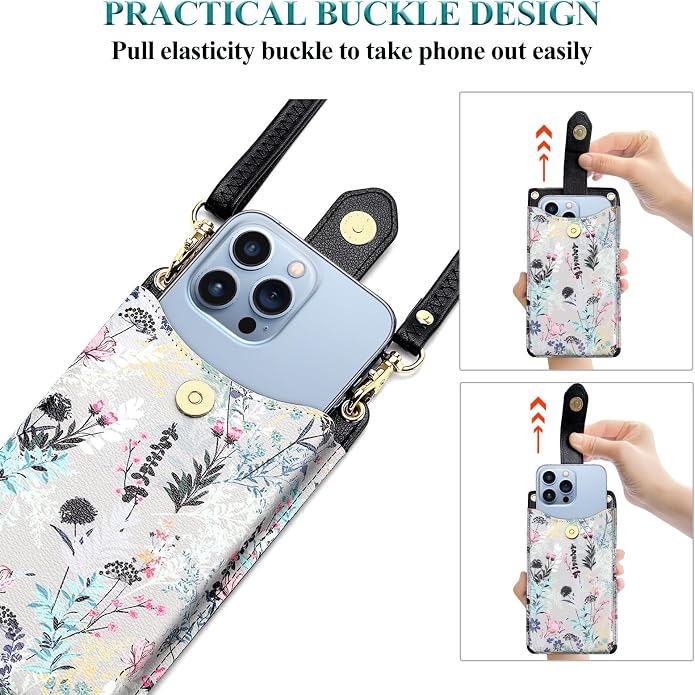 Peacocktion Small Crossbody Cell Phone Purse for Women, Lightweight Mini Small Crossbody Bags for Women with Card Slots
