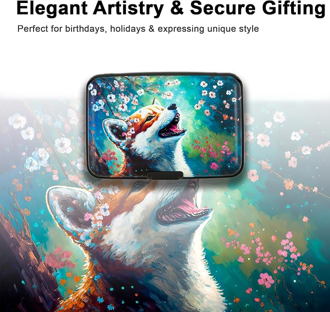 Credit Card Holder Small RFID Blocking Wallet Business Metal Slim Mini Aluminum Hard Case for Women Men