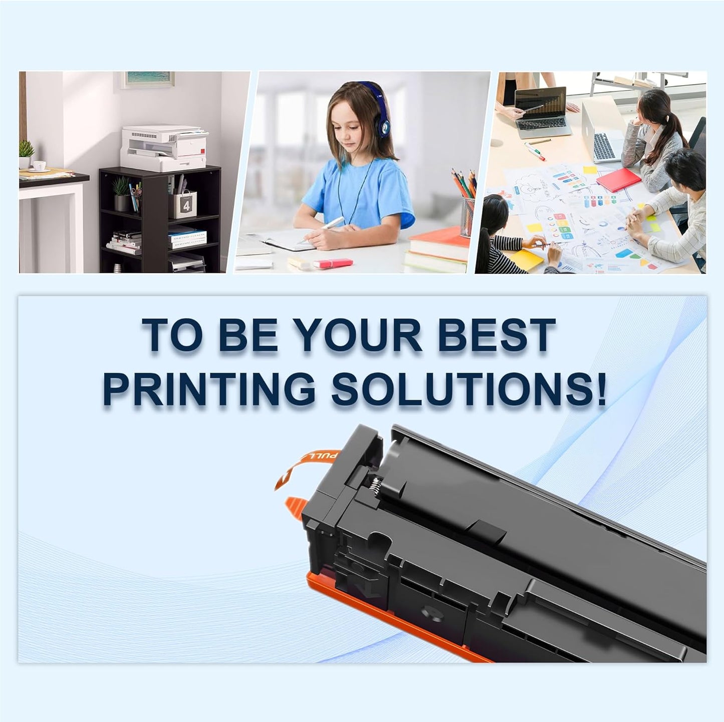 128A Toner Cartridge Works with HP Laserjet Pro CP1525nw CM1415fnw CM1415fn CP1525n Printer Ink (Black,Cyan,Yellow,Magenta 4 Pack)