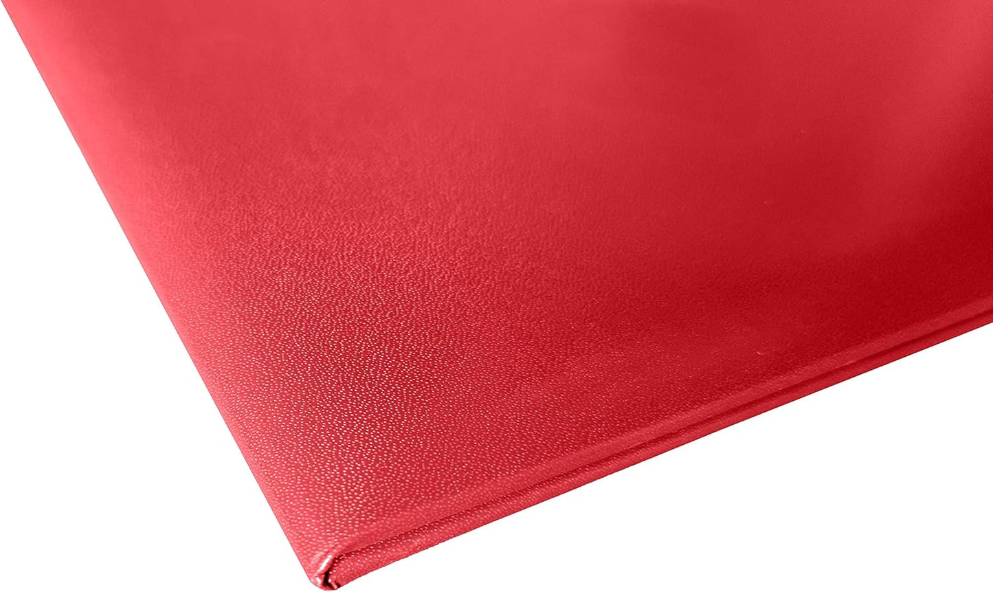 5 PCS Smooth Diploma Certificate Cover 8 1/2" x 11" Red