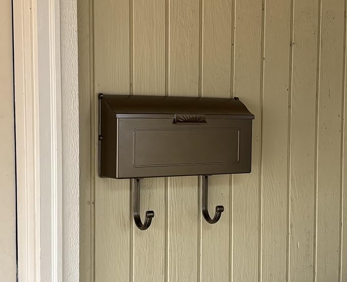 Special Lite Horizon Horizontal Wall Mount Mailbox - Bronze Aluminum Mailbox for Wall Mount - SHH-1006-HBZ