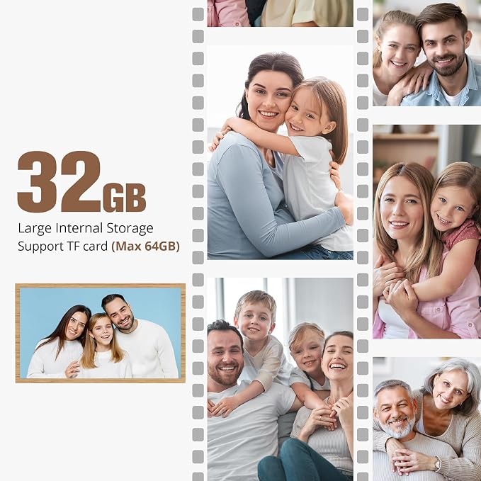 Dragon Touch Large Digital Picture Frame 21.5 inch Screen WiFi Digital Photo Frame Display, 32GB Storage, Auto-Rotate, Share Photos via App, Email, Cloud, Classic 21(Not Touchscreen)