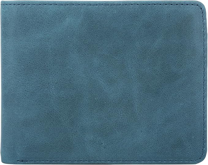 HIMI Wallet for Men-Genuine Leather RFID Blocking Bifold Stylish Wallet With 2 ID Window