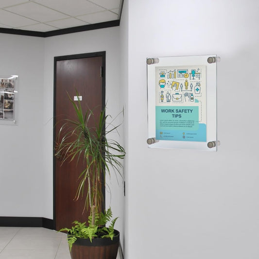 Elevate Your Displays with the Professional Elegance of an Acrylic Standoff Sign Holder