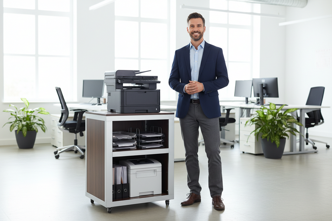 The Printer Stand That Turned Office Clutter into Calm Organization
