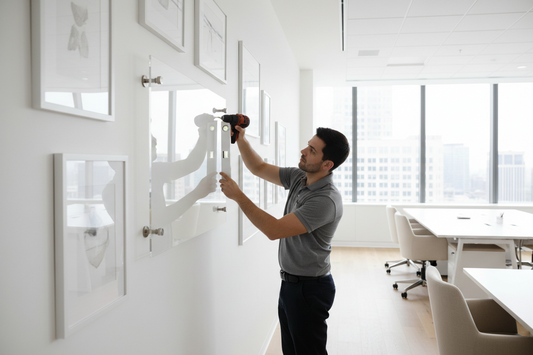 Elevate Your Artwork: The Gallery-Style Floating Acrylic Display