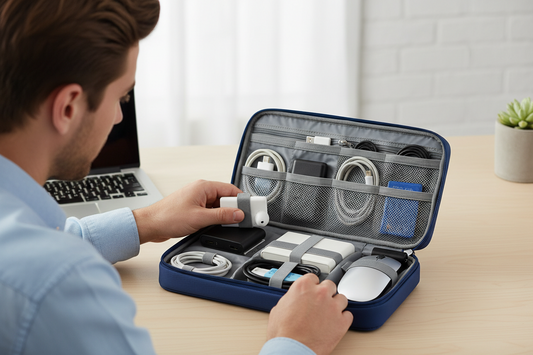 Untangle Your Travel: The Ultimate Water-Resistant Tech Organizer
