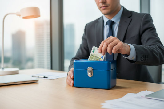 Keep Your Cash and Valuables Secure with the Jssmst Locking Metal Cash Box