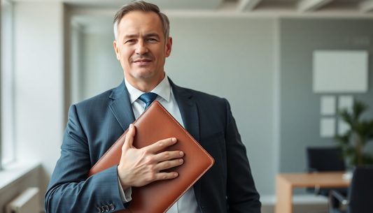 Elevate Your Professional Game with a Leather Padfolio with Zipper