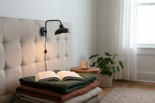 Create a More Comfortable Bedtime Routine with a Flexible Clip-On Reading Light