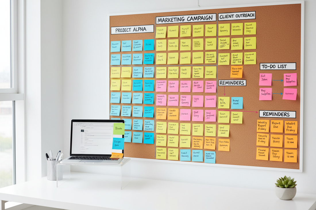 From Chaos to Clarity: How Sticky Notes Can Transform Your Workday