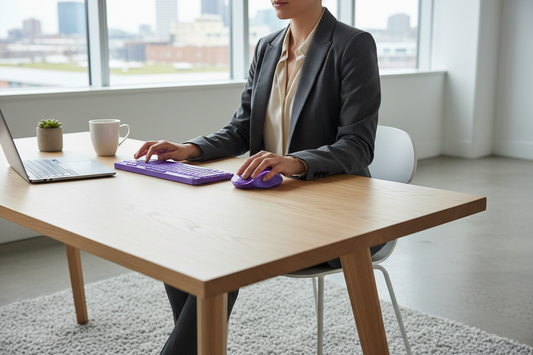 Illuminate Your Workspace: The Ultimate Aesthetic & Silent Wireless Desktop Upgrade