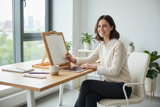 Elevate Your Creative Space with the Ultimate Bamboo Tabletop Easel