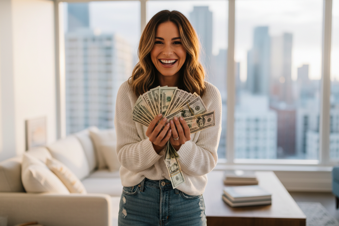 A Clear Cash Organizer That Keeps Every Bill Exactly Where It Belongs