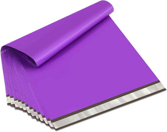 Poly Mailers 19x24 Inch Purple 50 Pack Extra Large Shipping Bags Strong Thick Mailing Envelopes Self Seal Adhesive Waterproof and Tear Proof Boutique Postal for Clothing Quilt and More