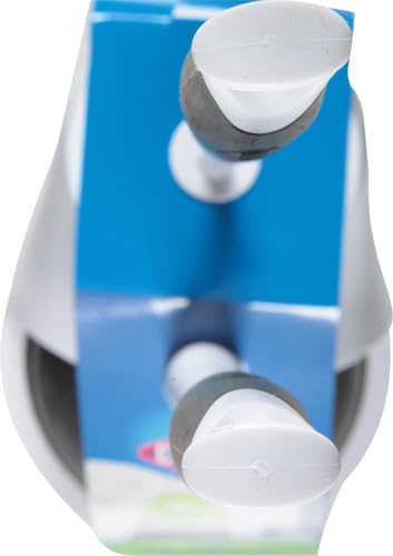 Clorox Toilet Plunger and Brush Bowl Set with Holder Caddy Storage for Cleaning Bathroom and Unclogging Toilets, White & Gray (Pack of 12)