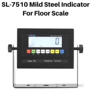 SellEton 48" x 72" (4' x 6') Non-NTEP Floor Scales, Indicator for Warehouse Shipping and Heavy Duty Industrial, 1000 lb x 0.2 lb
