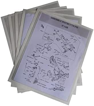 Tarifold Self-Adhesive Document Pockets, 5 Pack | 5 clear self-adhesive pockets, easy document loading, secure adhesive backing, protects documents