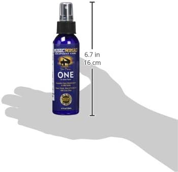 MusicNomad MN130 Piano ONE All-In-1 Cleaner, Polish, & Wax for Gloss Pianos, 4 oz
