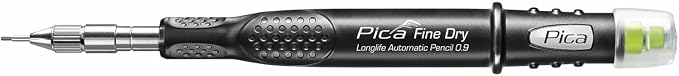 Pica Fine Dry Long-life 0.9mm Automatic Pencil: Precision Marking without Sharpening for Fine and Precise Applications. Made in Germany
