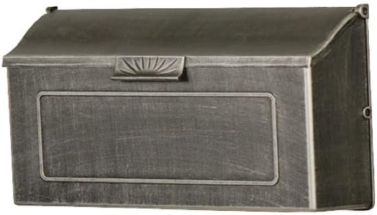 Special Lite Horizon Horizontal Wall Mount Mailbox - Swedish Silver Aluminum Mailbox for Wall Mount - SHH-1006-SW