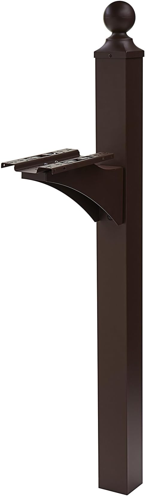 Architectural Mailboxes Landover Aluminum Mailbox Post, Compatibility Code A, B, C, LP000BZAM, Venetian Bronze