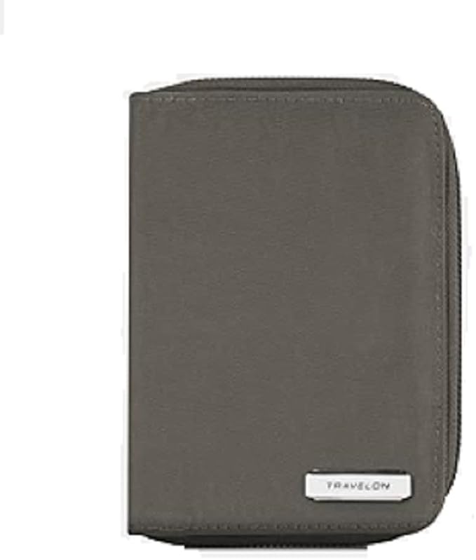 Travelon RFID Blocking Passport Zip Wallet
