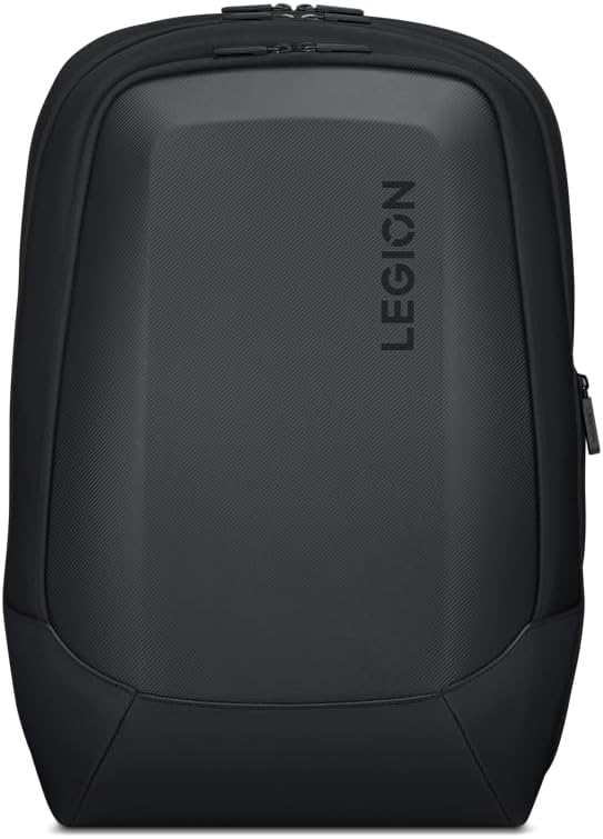Lenovo - Legion 17” Armored Backpack – Gaming Laptop Bag – Double Layered Protection – Dedicated Storage Pockets – Durable Pack with EVA Front Shield