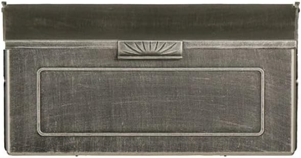 Special Lite Horizon Horizontal Wall Mount Mailbox - Swedish Silver Aluminum Mailbox for Wall Mount - SHH-1006-SW