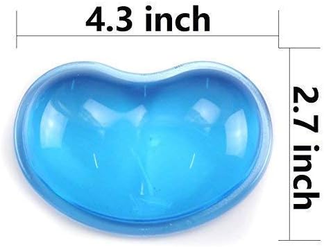 Ergonomic Gel Wrist Rest for Mouse, Computer Mouse Wrist Support for Arm Pain Relief, Heart-Shaped Cute Hand Wrist Cushion for Home and Office Working Gaming Anti-Fatigu