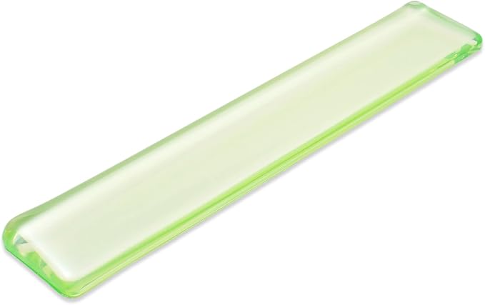 Keyboard Wrist Rest,Gel Wrist Rest for Keyboard-Green Wrist Rest | Jelly Clear Gel Wrist Pad for Easy Typing, Anti-Slip Comfort Keyboard Wrist Pad for Desktop Relieve Pain