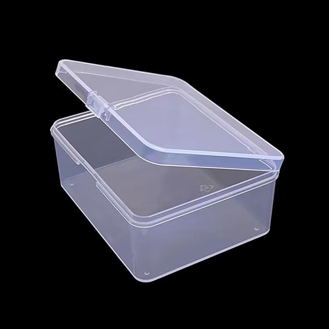 6PCS Plastic Game Card Storage Box, Card Case for Standard Playing Cards, High Capacity Card Holder Box (Empty, No Cards Included)