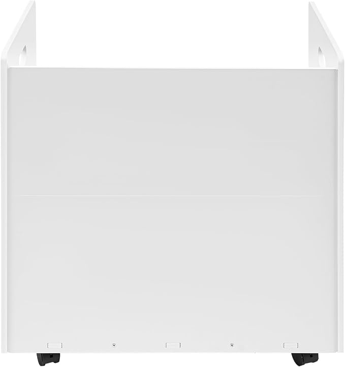 Blue Print Storage Organizer with Wheels, 30 Slots Roll Files Cart, White | Mobile Blueprint Storage Rack Cart, Construction Plan Holder, Map Poster Storage Cabinet for Office Home School
