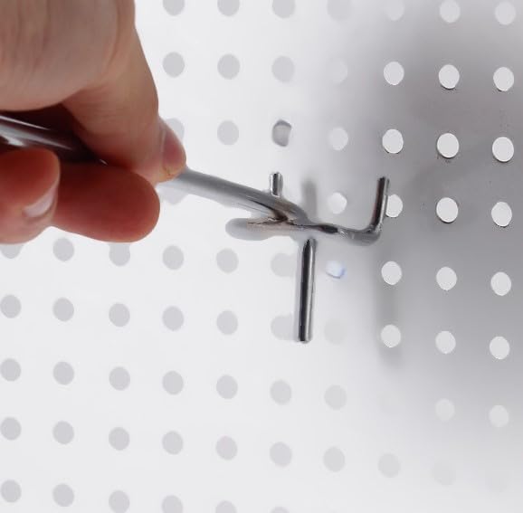 Pegboard Hooks, 2 INCH, 32 PCS Kit, Peg Board Hooks Organizer, Fit 1/8 inch Thick Metal Peg Board and 3/16 inch Board