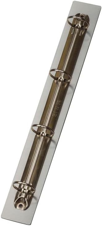 Tarifold Magnetic-Backed 4-Ring Display Supports, 1-Inch D-Ring, 5 Pack | 5 magnetic-backed 4-ring supports, 1-inch D-ring, portrait or landscape, aluminum composite, mounts to metal surfaces