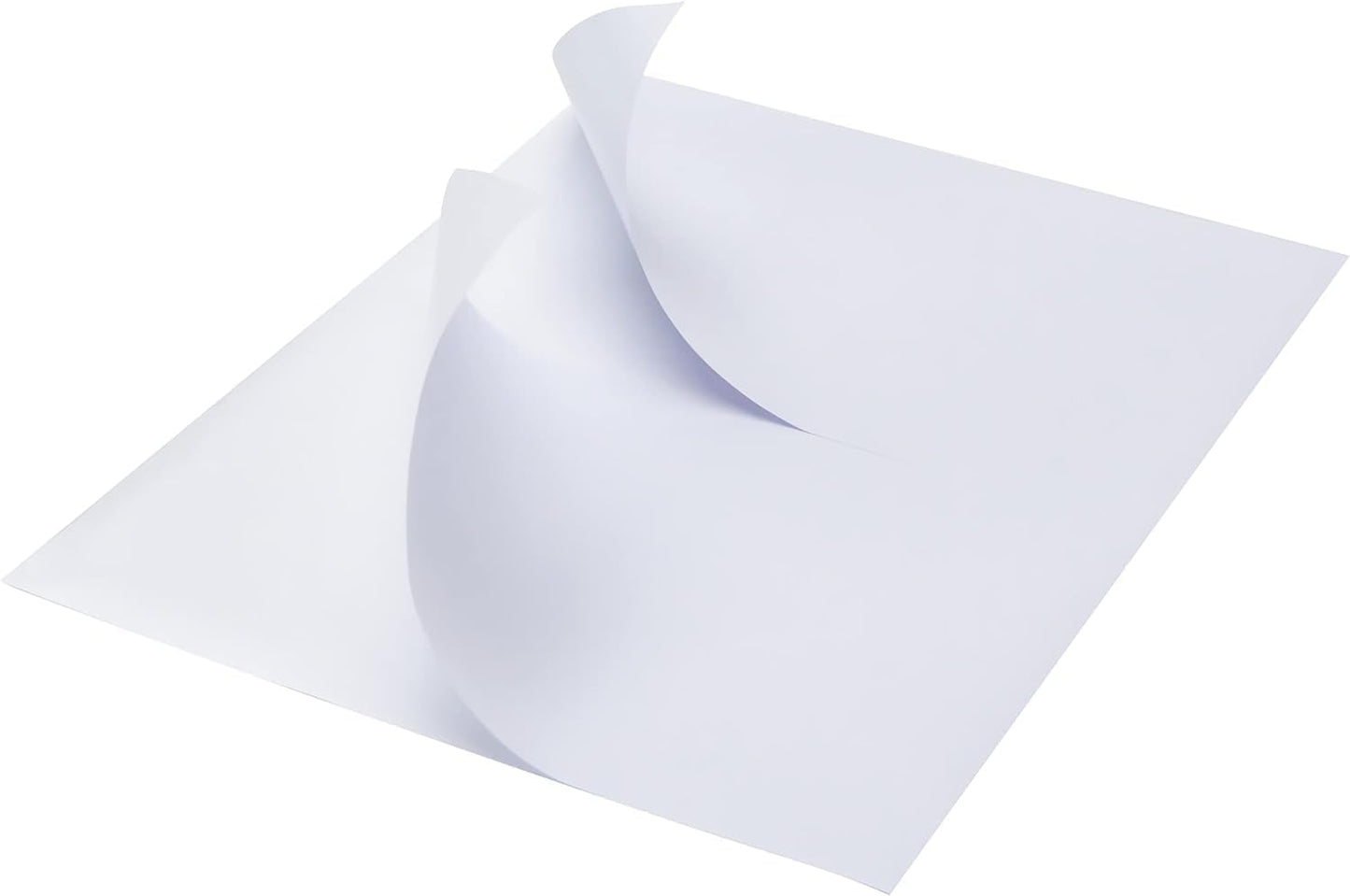 MFLABEL Half Sheet Labels with Self Adhesive, 8.5 x 11 Inches Packaging Labels, Address Labels, Shipping Labels for Laser & Inkjet Printers, 100 Count(50 Sheets)
